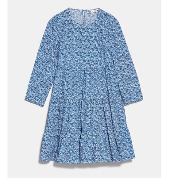 ZARA FLORAL PRINT DRESS - Picture 5 of 5